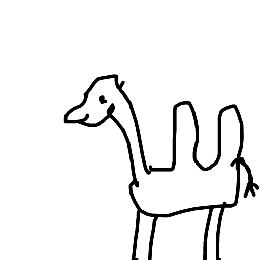Camel drawing by loddie