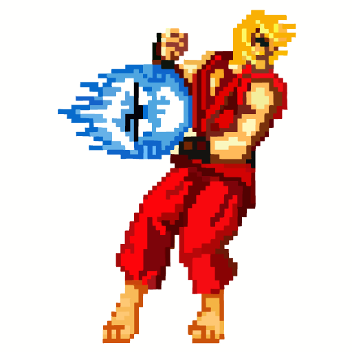 Hadouken drawing by firecracker