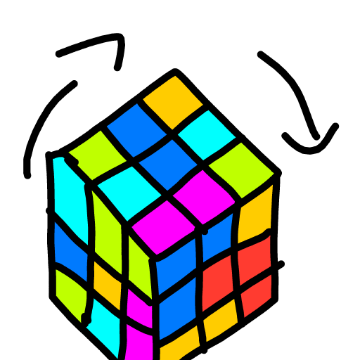 Rubik's Cube drawing by sonic-bold-major