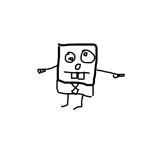 DoodleBob drawing by brass-sage-way
