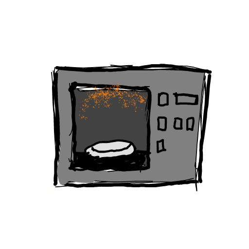 Microwave drawing by m11crowave