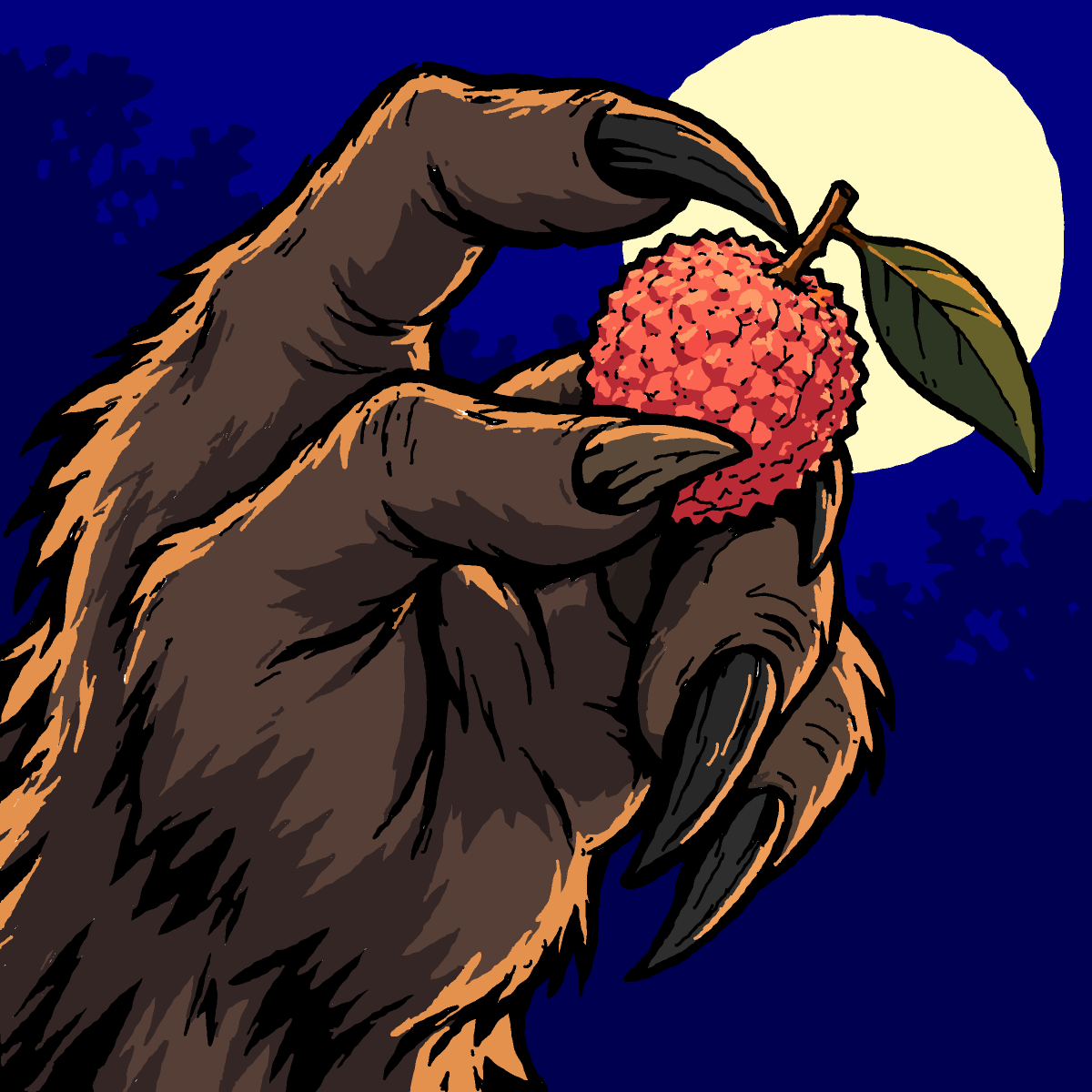 Lychee drawing by Guardianoflives