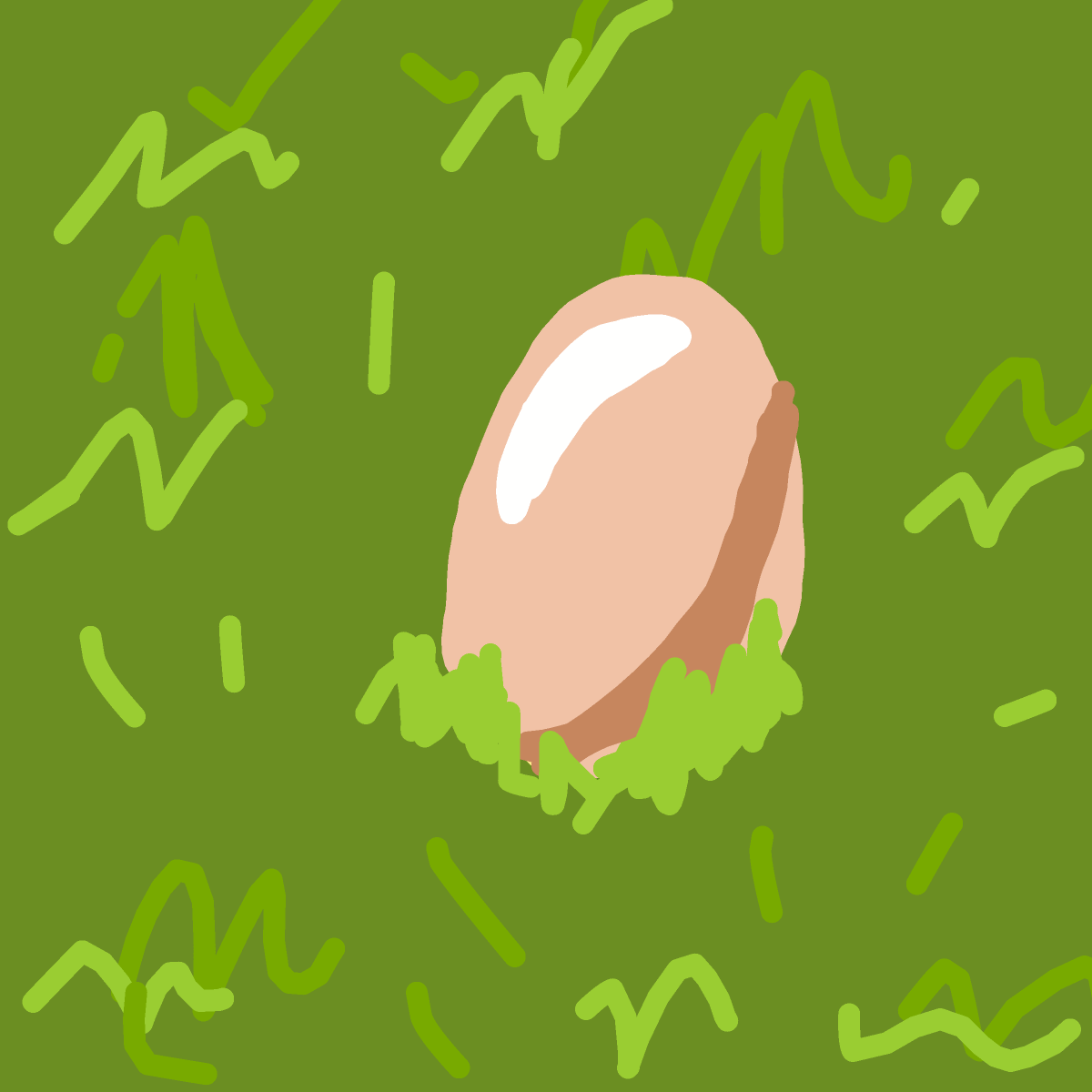 Egg drawing by Juliezzz