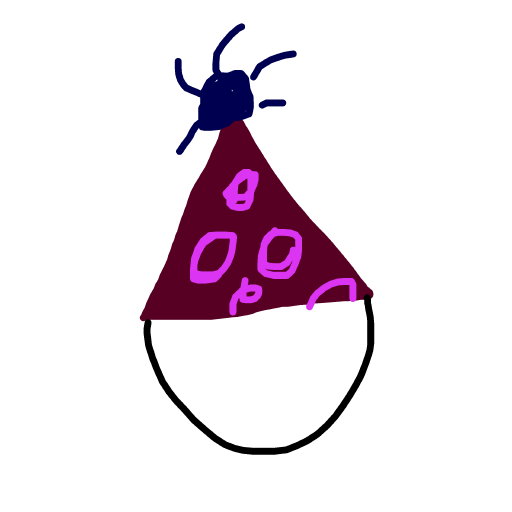 Party Hat drawing by wave-zest-painter