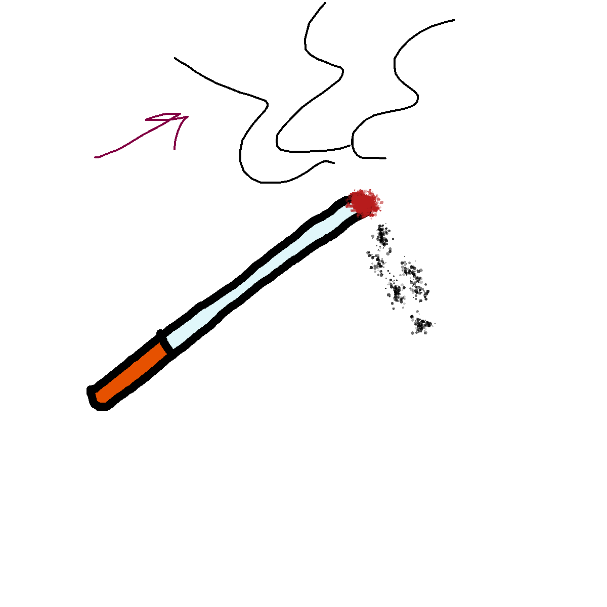 Smoke drawing by grand-bold-peak