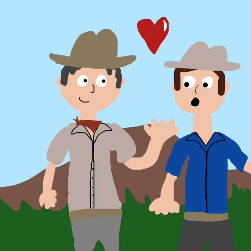Brokeback drawing by jashezilla
