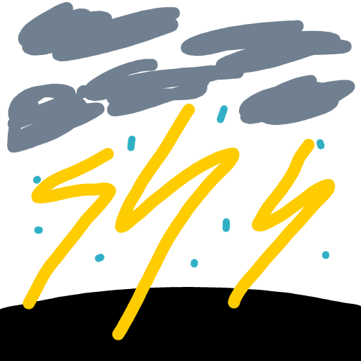 Storm drawing by JM13