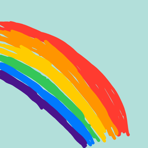 Rainbow drawing by Guardianoflives