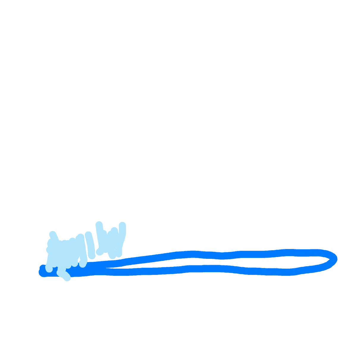 Toothbrush drawing by coal-mild-peace