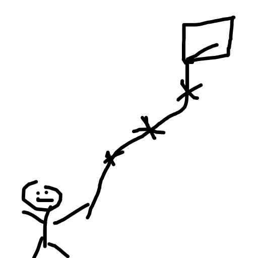 Kite drawing by juice