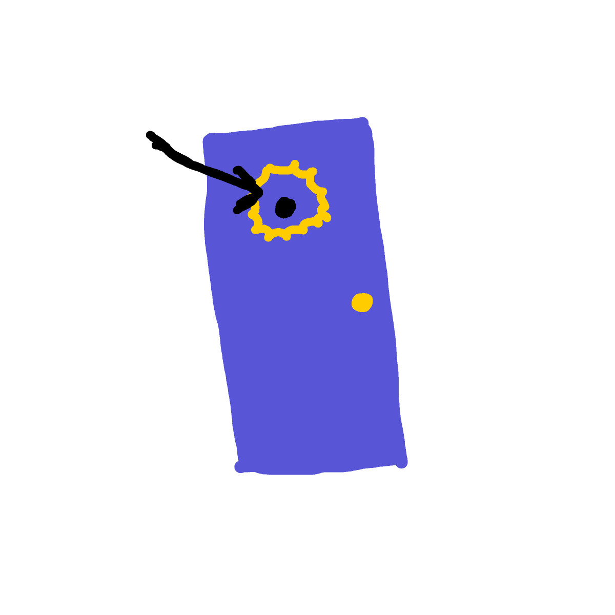 Peephole drawing by fresh-paint-king