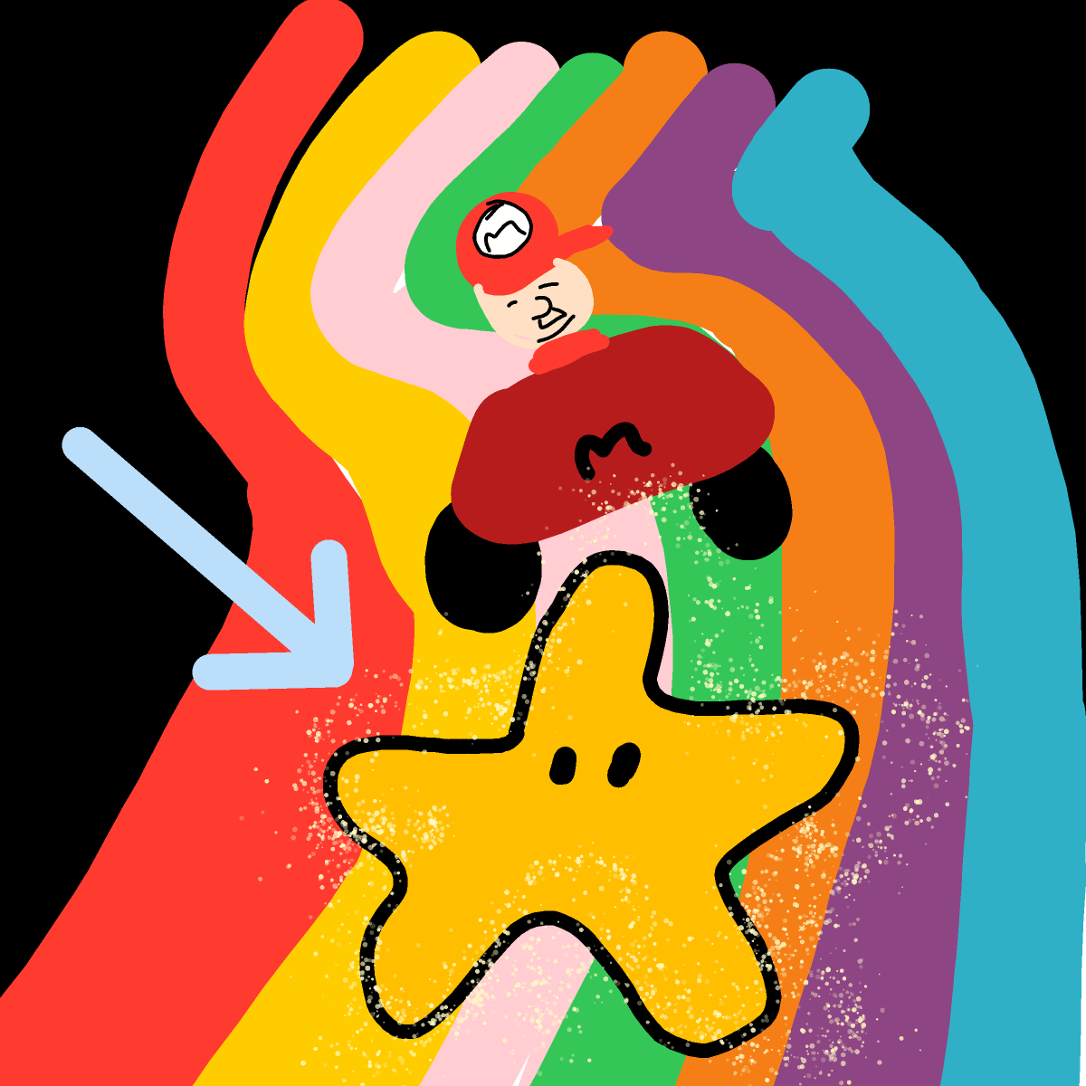 Super Star drawing by conn0rr