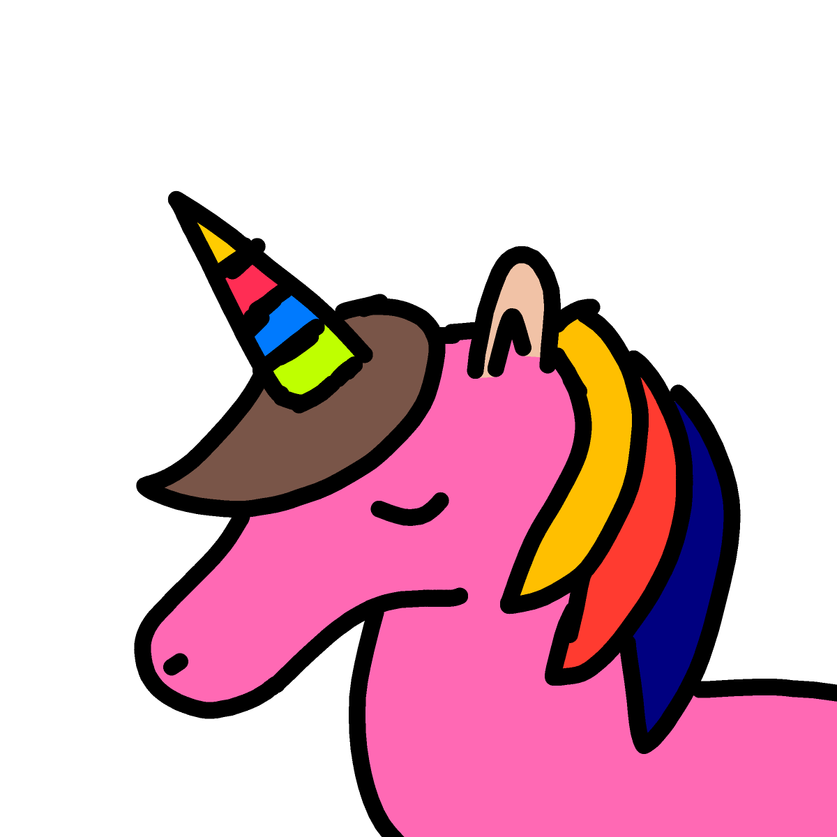 Unicorn drawing by sonic-bold-major