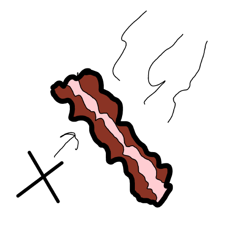 Bacon drawing by Almog