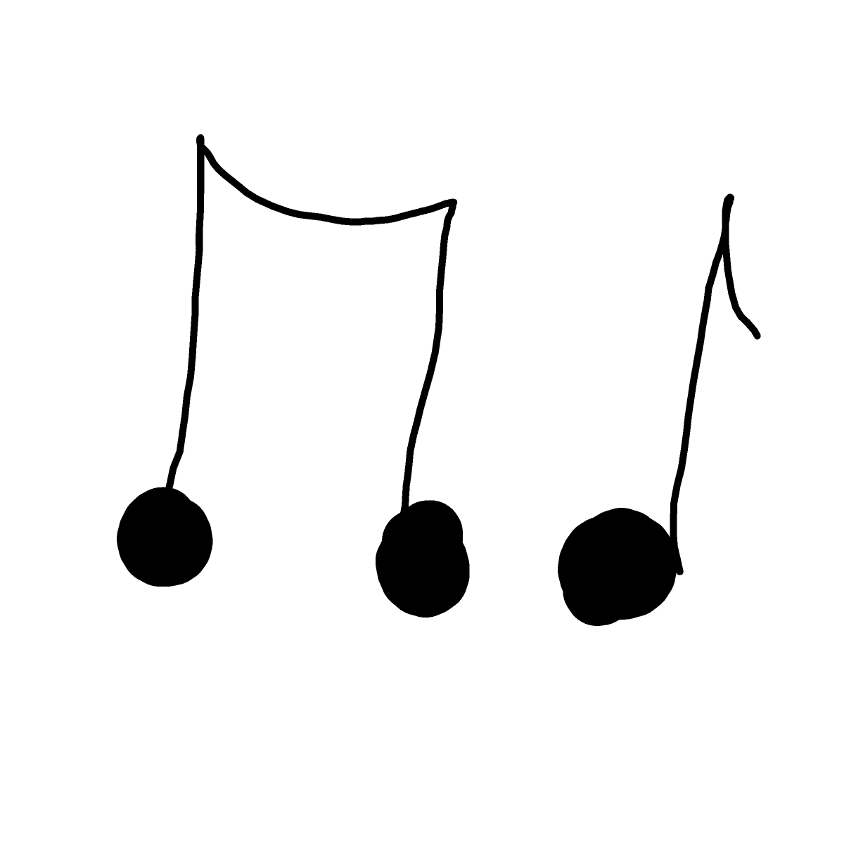 Music Note drawing by Mr Doodles