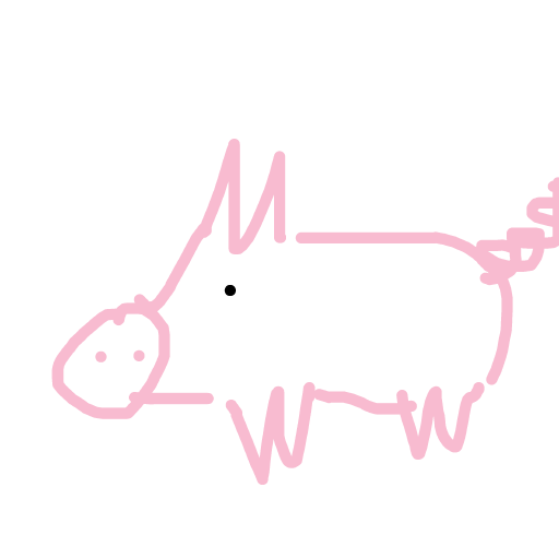 Pig drawing by vangogh