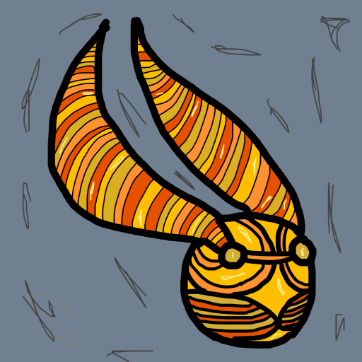 Golden Snitch drawing by monthra