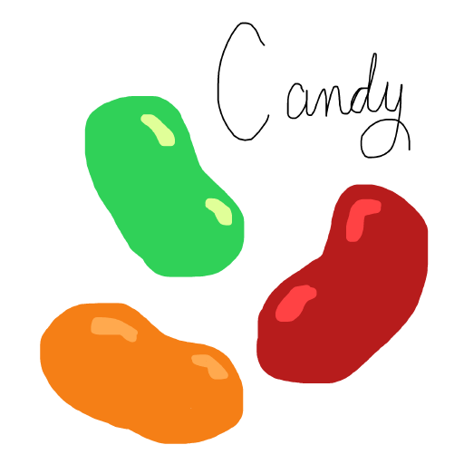 Jellybean drawing by wethebambam