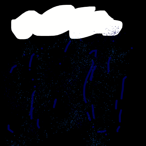 Rain drawing by el fardoni