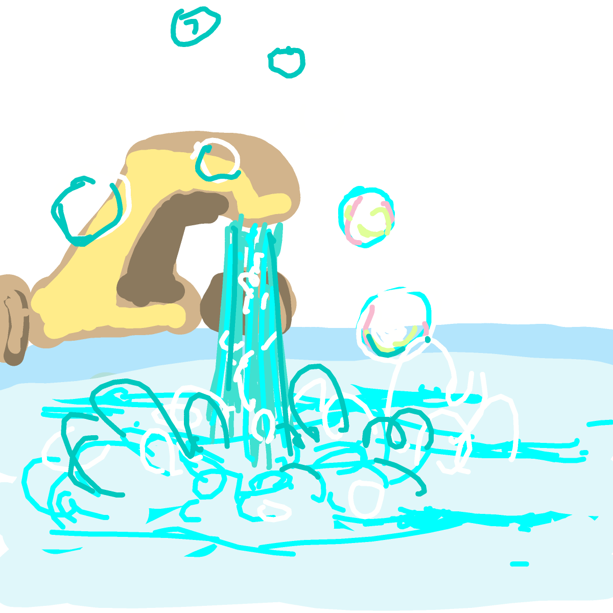 Bubbles drawing by just-ebony-code