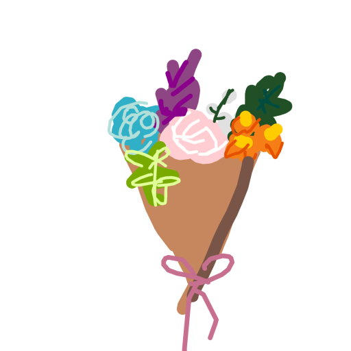 Bouquet drawing by kckitty