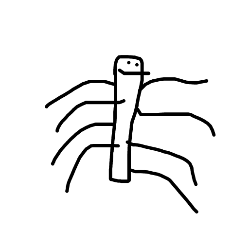 Spider drawing by juju