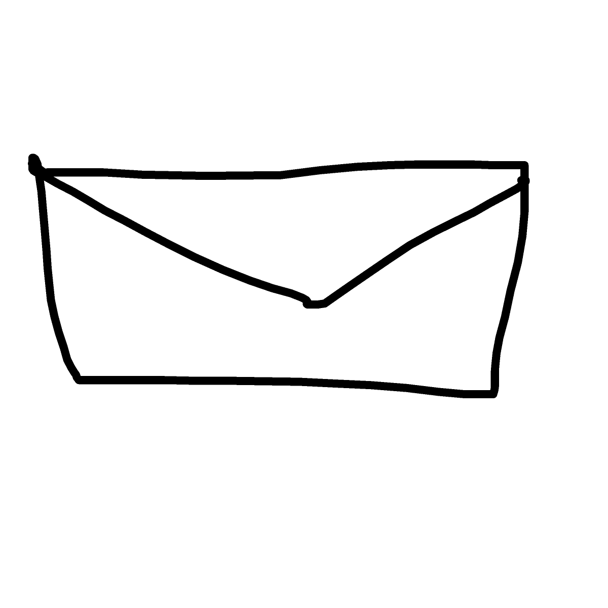 Envelope drawing by ash