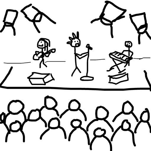 Concert drawing by drewbenruben
