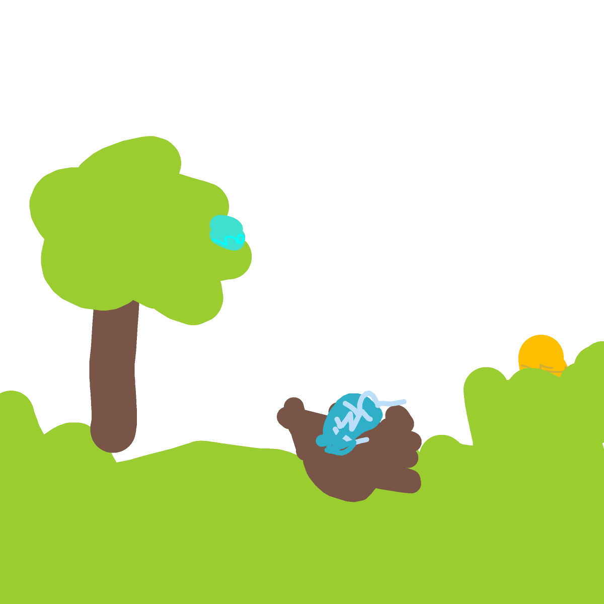 Egg Hunt drawing by Horseeeeeeeeey