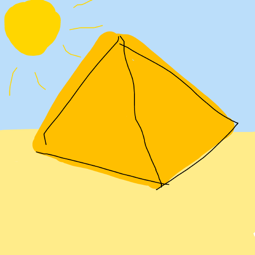 Pyramid drawing by lindsay-alice
