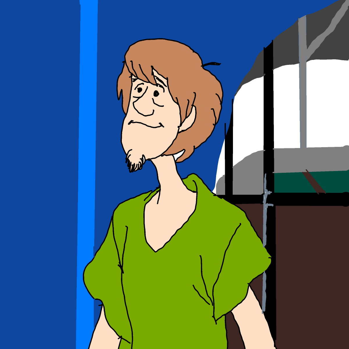 Shaggy drawing by Guardianoflives