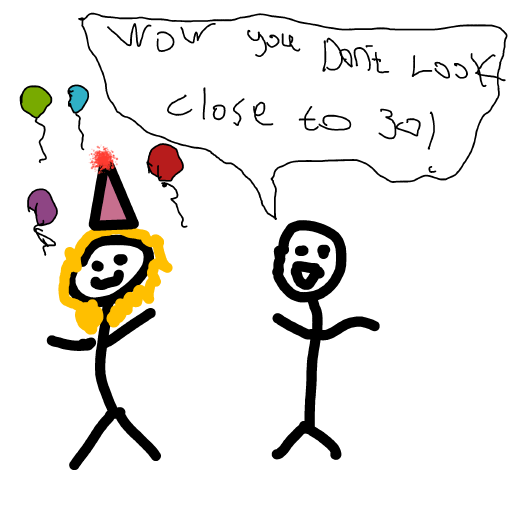 Birthday drawing by Almog