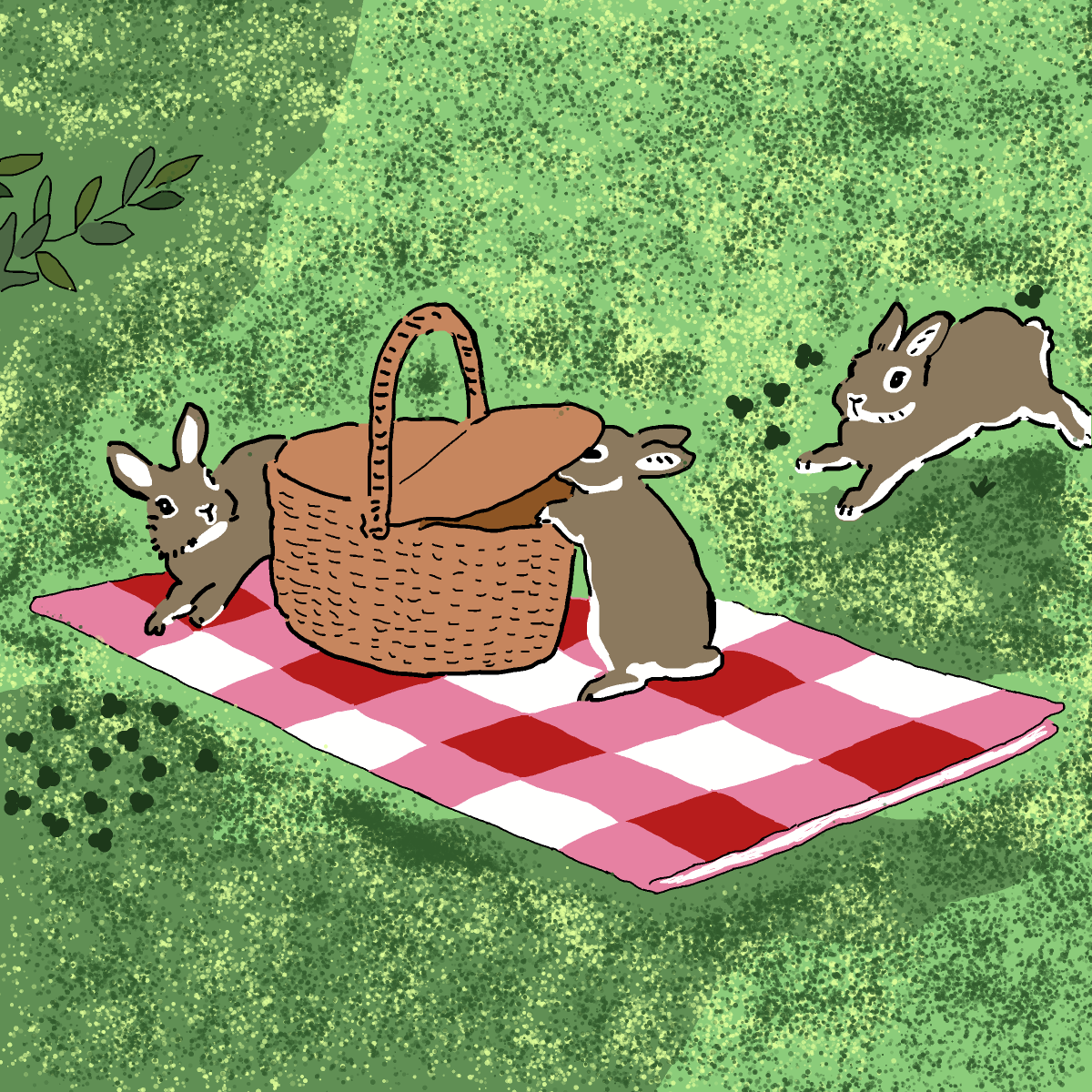 Picnic drawing by paigey-doodle