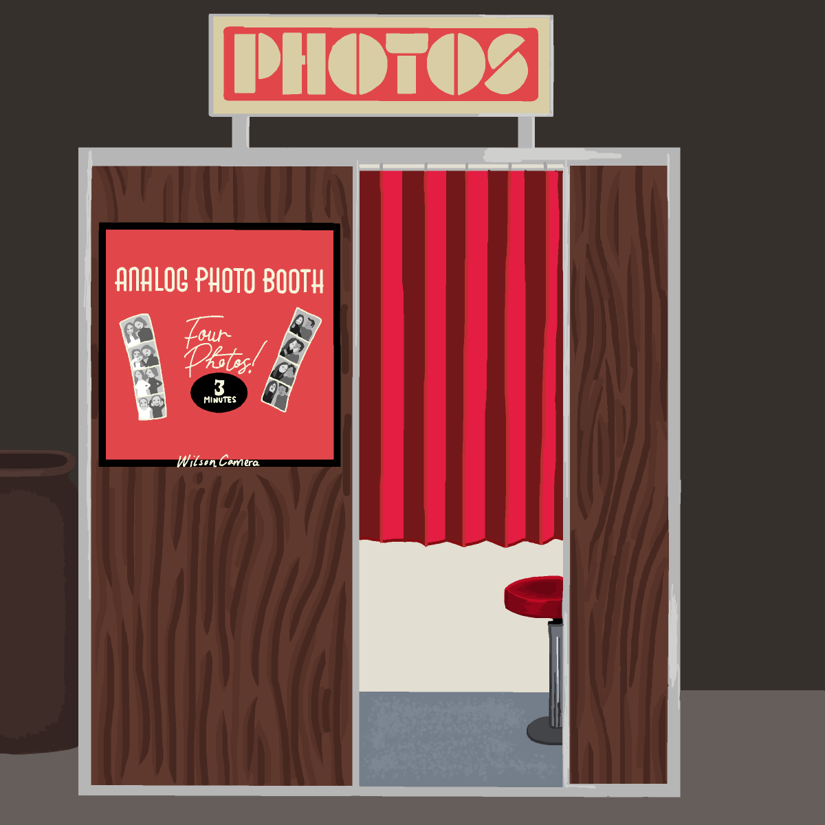Photo Booth drawing by firecracker