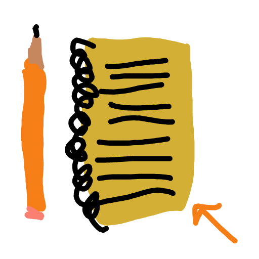 Notebook drawing by Timmie