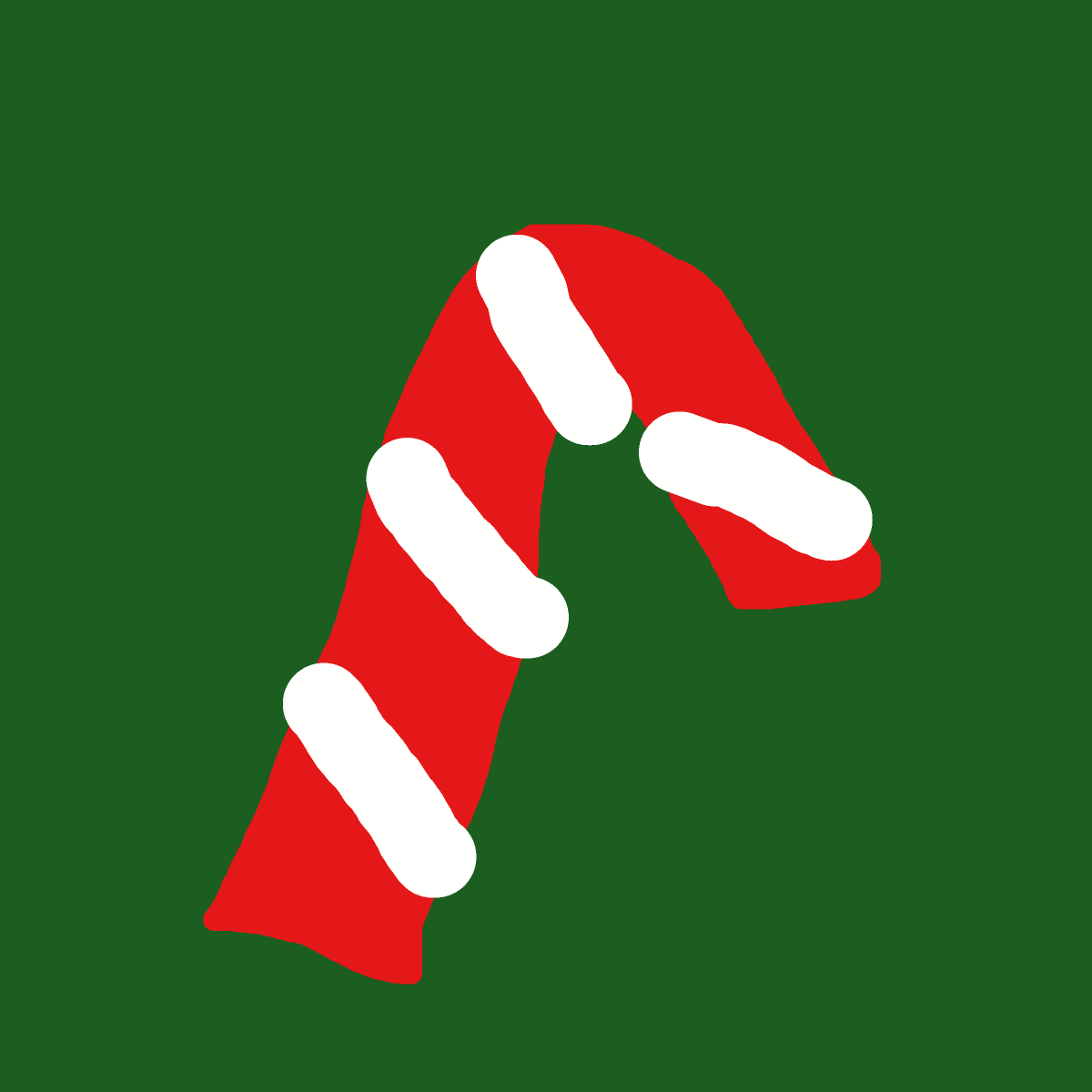 Candy Cane drawing by flat-pure-drawer