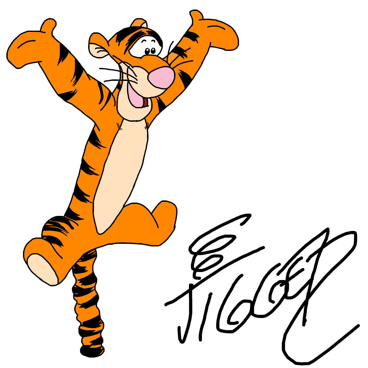 Tigger drawing by wethebambam
