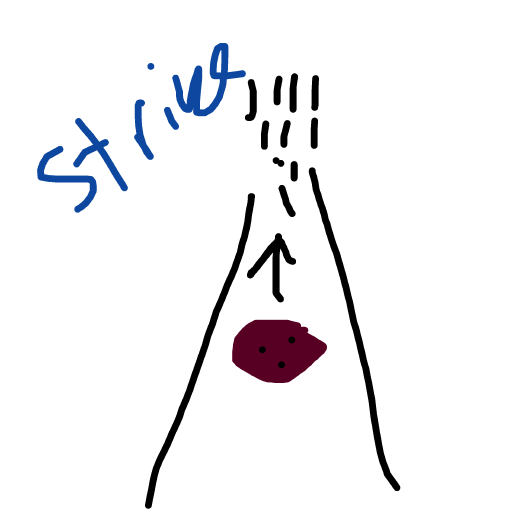 Bowling Pin drawing by tirza