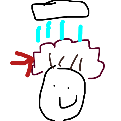 Shower Cap drawing by bia