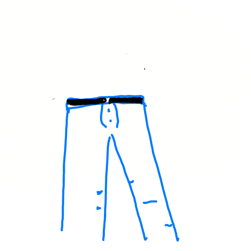 Pants drawing by manders