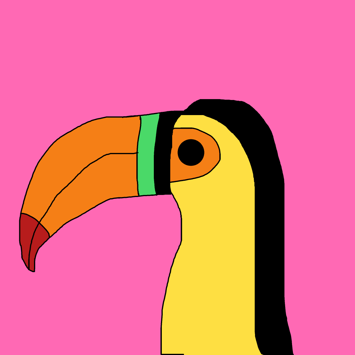 Toucan drawing by krissywissy