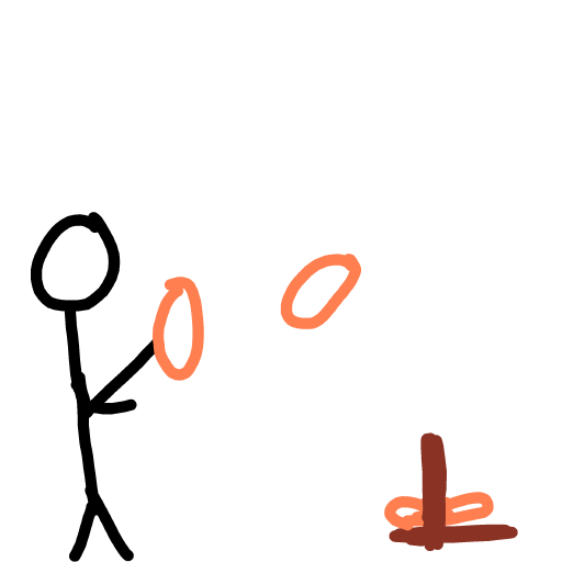 Ring Toss drawing by deep-snow-earth