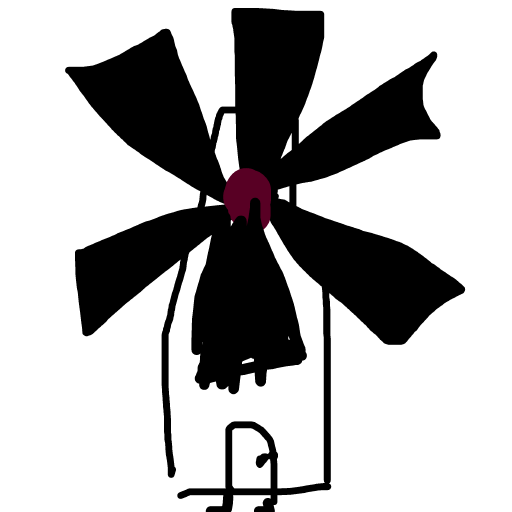 Windmill drawing by jivemarlin