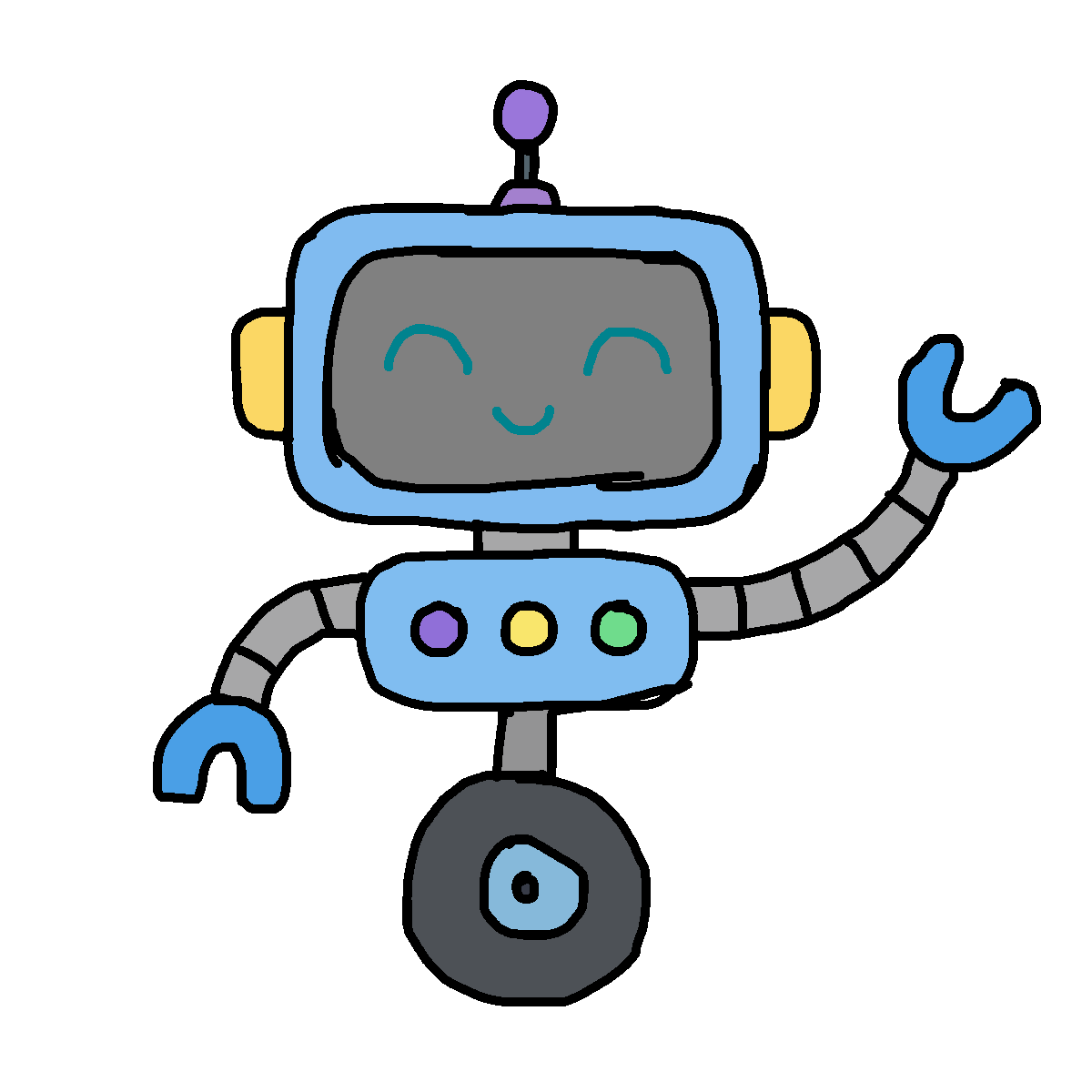 Robot drawing by kyle