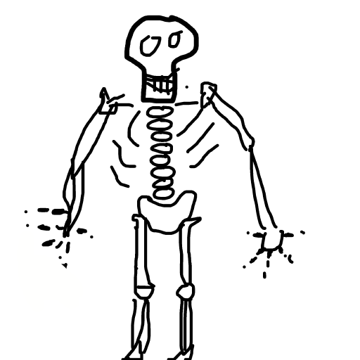 Skeleton drawing by free-fair-boost