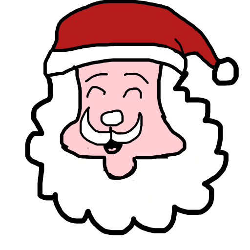 Santa drawing by carla