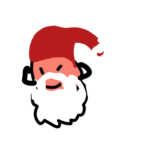 Santa drawing by Dyllie