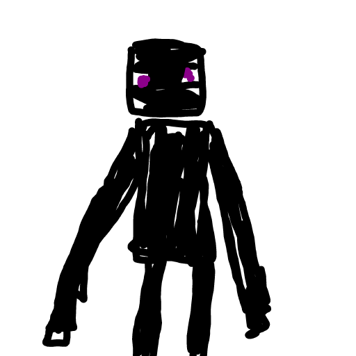 Enderman drawing by Tessie