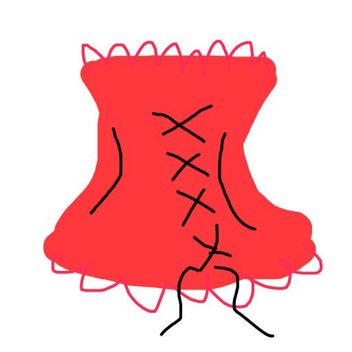 Corset drawing by neesh