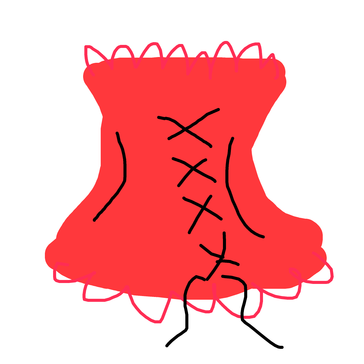 Corset drawing by neesh
